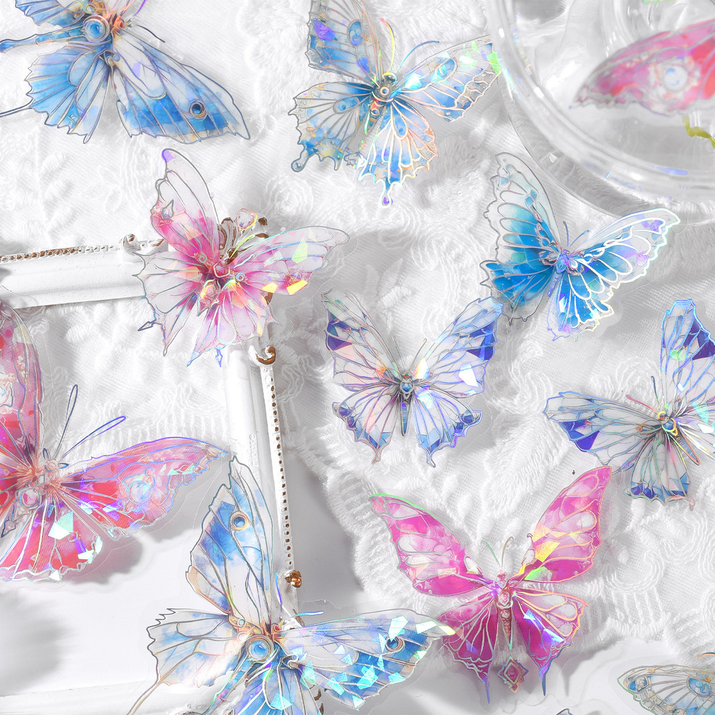 

[HARU] Phantasy World Series Sticker Pack PET Material Sticker Pack Stickers Dekorasi Binder Scrapbook Jurnal Stiker DIY Stiker Vintage