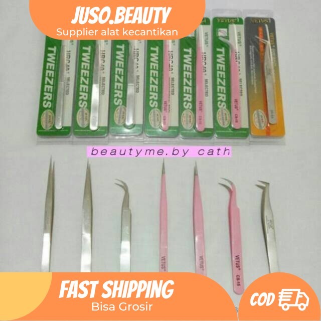 VETUS TWEEZERS PINSET VETUS FOR EYELASH EXTENSION