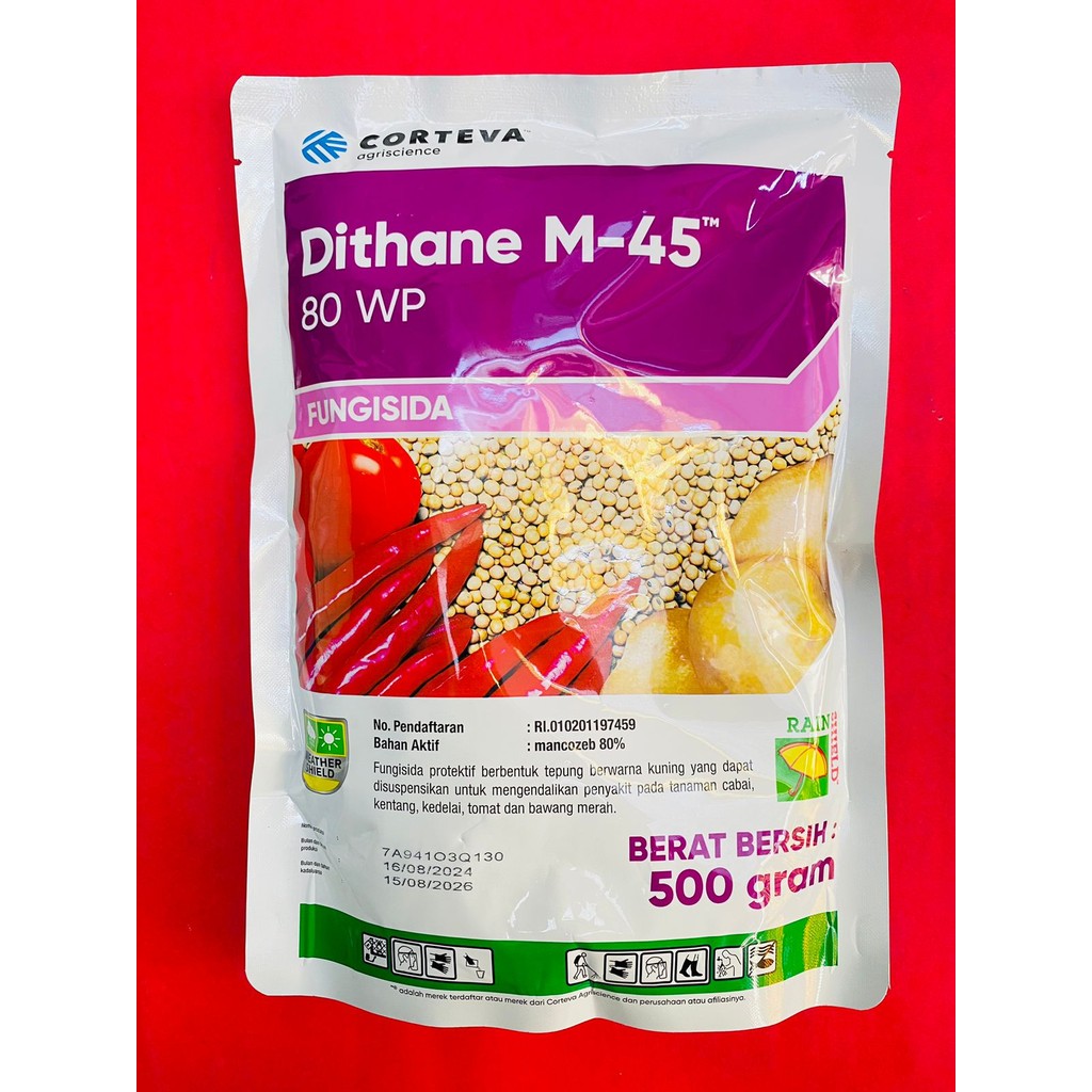 Fungisida protektif DITHANE M-45 80WP  kemasan  500g dr CORTEVA