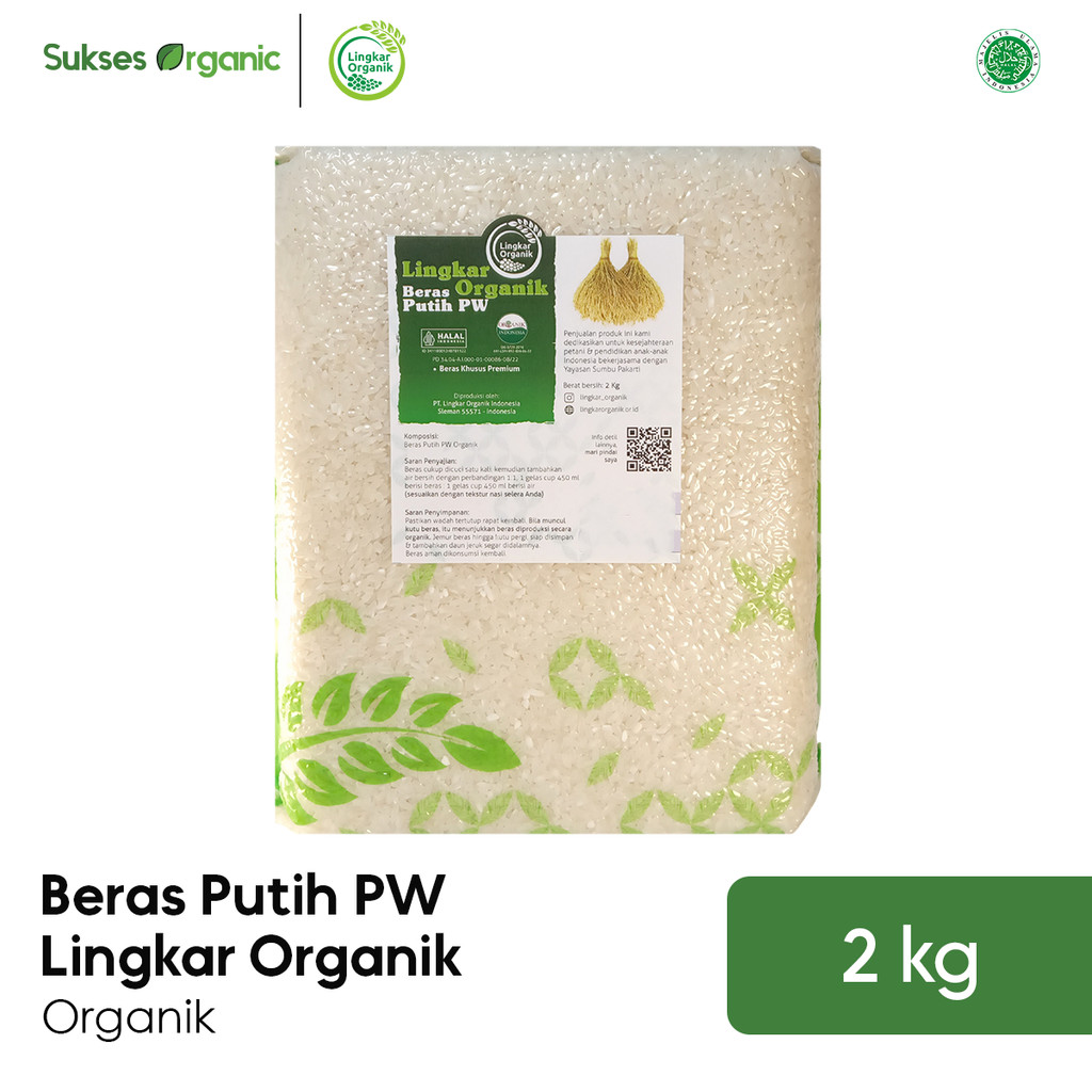 

Beras Pandan Wangi Organik | Lingkar Organik | 2kg