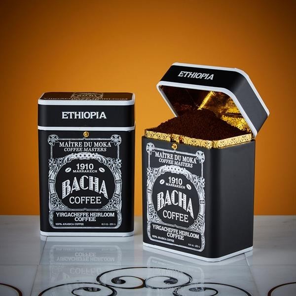 

Bacha Coffee Yirgacheffe 100% Arabica Ground Beans Medium Roast 250gr