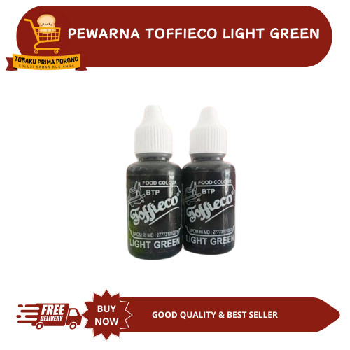 

PEWARNA MAKANAN TOFFIECO 30cc / PEWARNA TOFFIECO - LIGHT GREEN