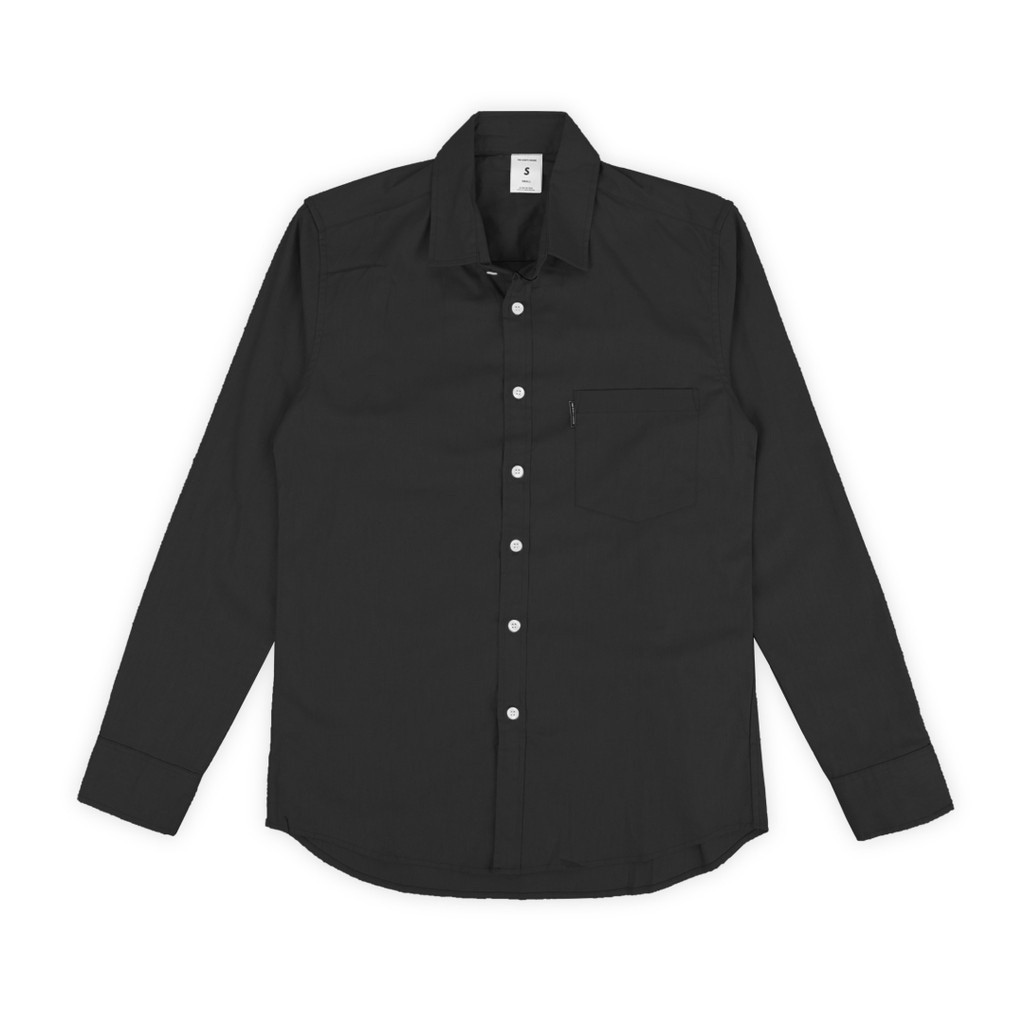The Don's House HOYLAND TYB LS - Kemeja Polos Lengan Panjang Slimfit Pria Wanita