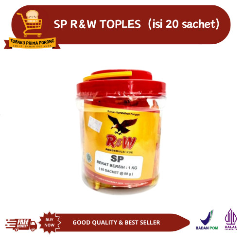 

SP R&W TOPLES / pengemulsi 1Toples isi 20 sachet @50gram