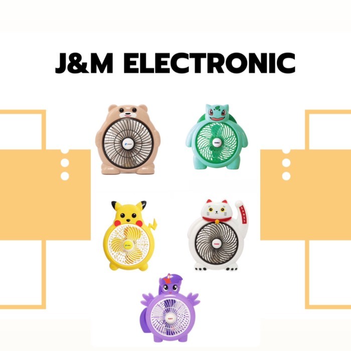 kipas angin karakter  sanex / kipas karakter sanex kipas box fan sanex