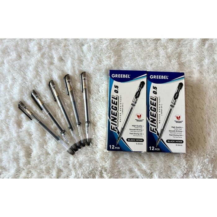 

PEN GREEBEL FINEGEL 0,5 HITAM