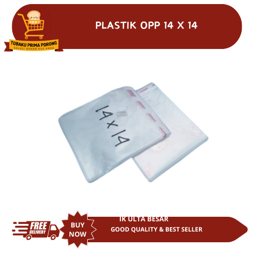 PLASTIK OPP LEM / OPP SEAL 14 X 14