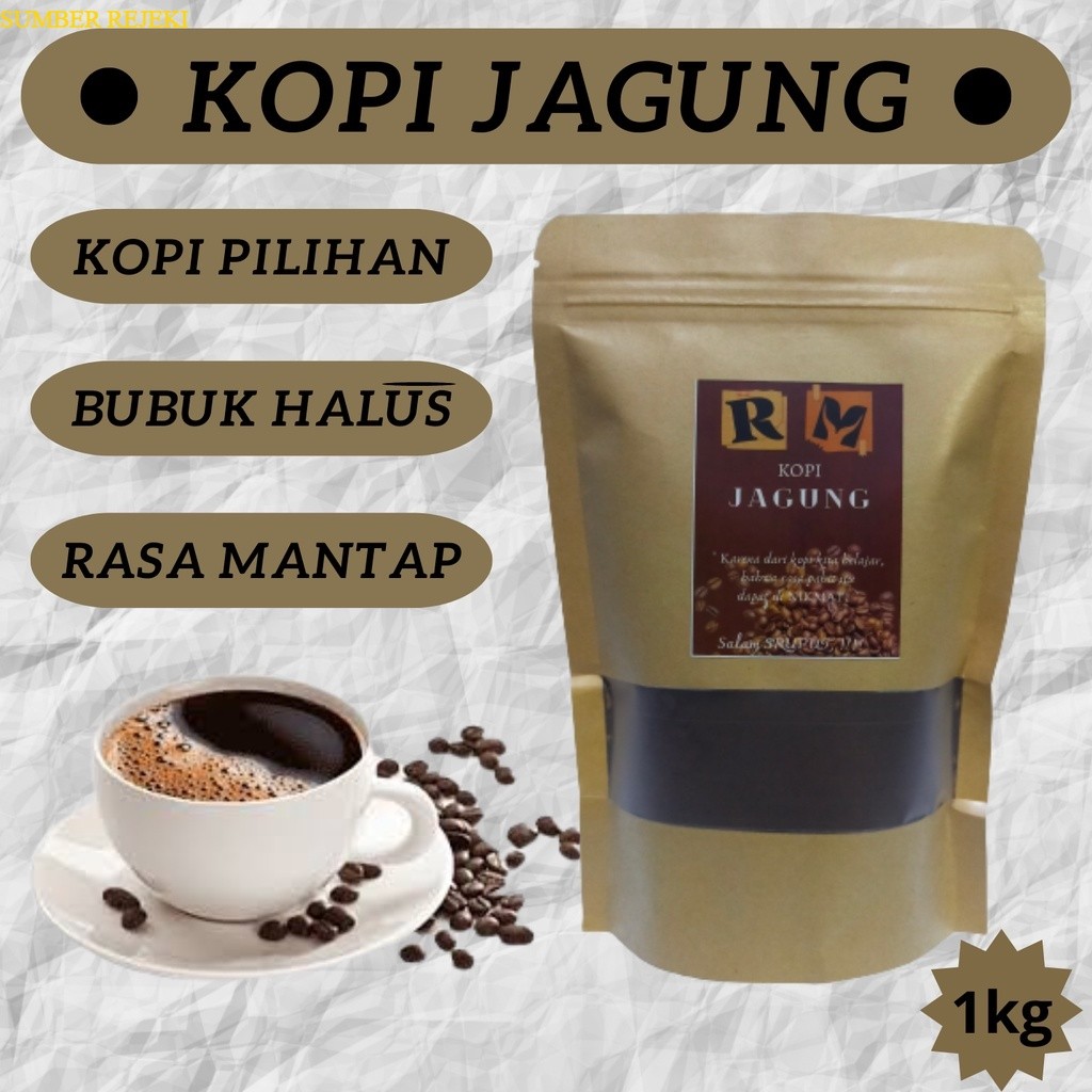 

Bubuk Kopi Jagung Isi 1 KG Murah rasa Mantab