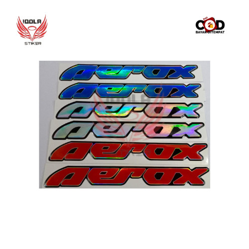 Stiker Timbul Aerox Karet