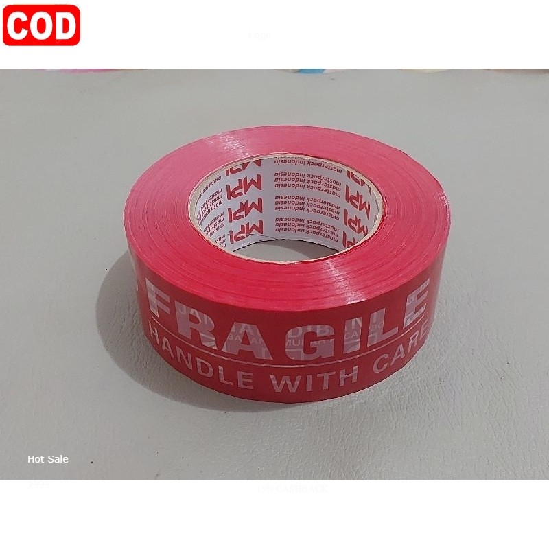 

Lakban Jumbo MPI Fragile Merah 48 MM x 300 Yard Isolasi Master Pack Indonesia Unboxing Handle With Care Jangan DiBanting 48MM x 300Yard 300Y 2 Inch X 300 Yard 2Inch