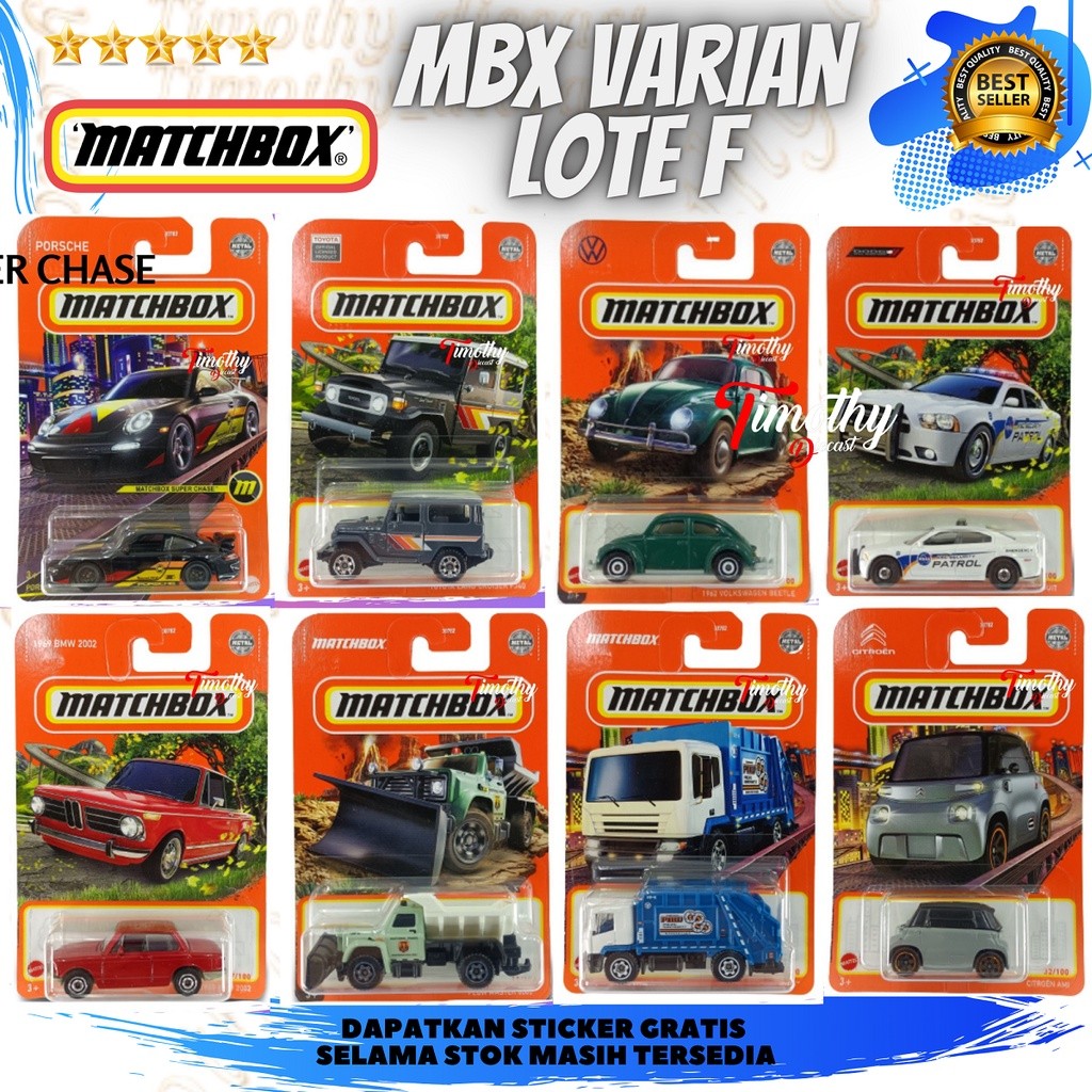 Matchbox MBX Lote F Bebas Pilih Lexus FJ40 Pursuit VW Beetle Mazda