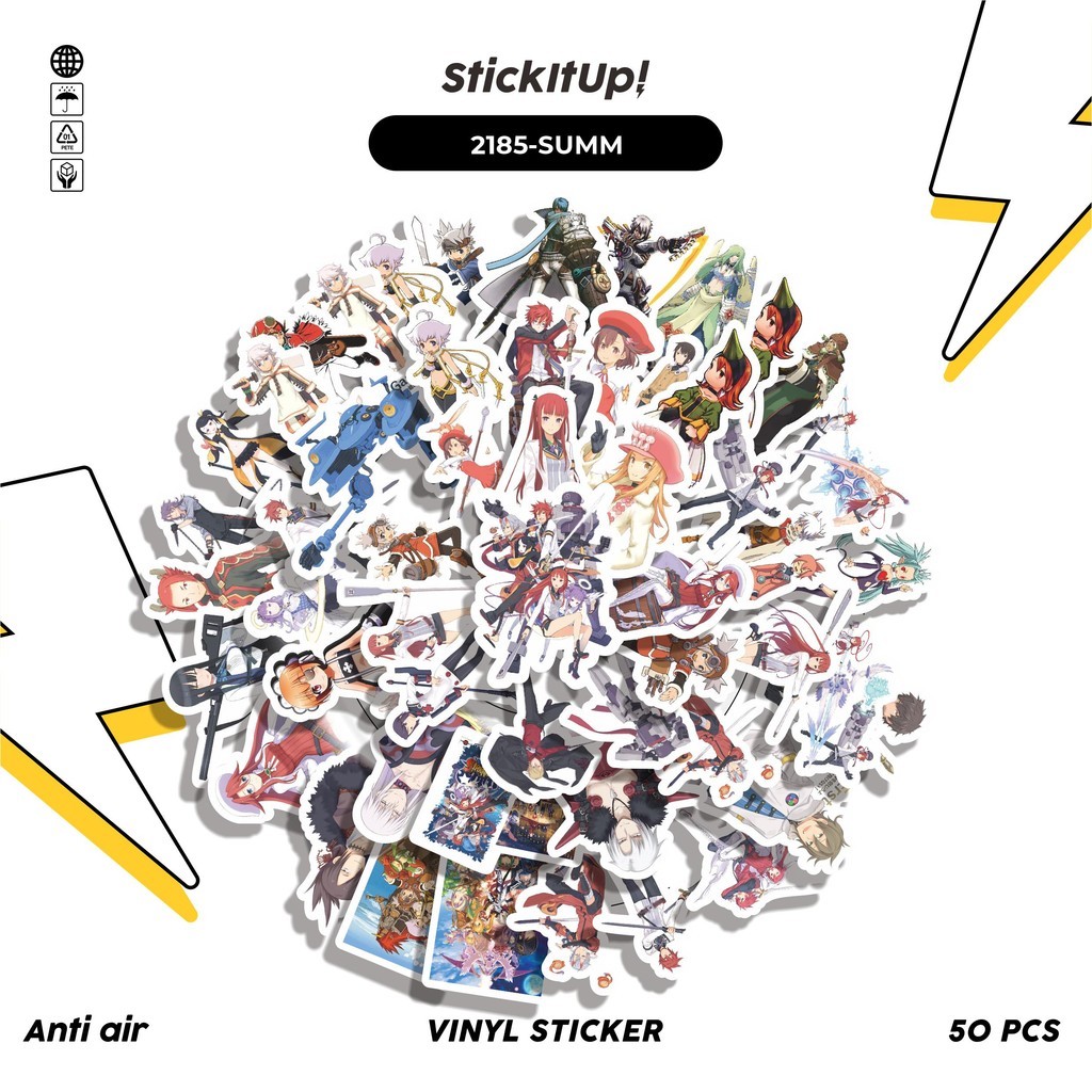 

COD✨ 50 Pcs Stiker GAME SERIES SUMMON NIGHT CHARACTER MIX 01 Lucu Anti Air Untuk Dekorasi Notebook Sepeda Skateboard Handphone DIY