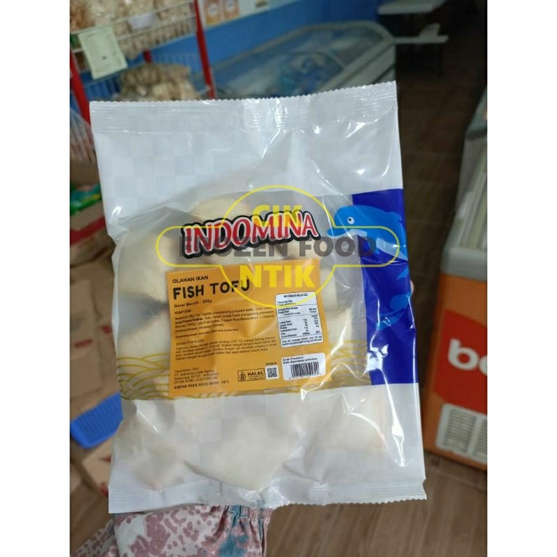 

Indomina Fish Tofu 200 gr Frozen food cik ntik Jambi cemilan jajanan seblak korea jepang