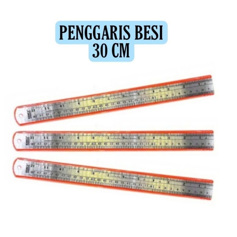 

Penggaris Besi 30 cm Stainless