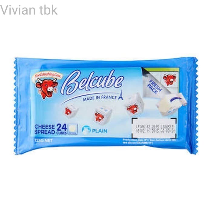 

vv Belcube plain Cheese Spread (exp DES 19) MPASI 125gr /Keju Bayi Belcub