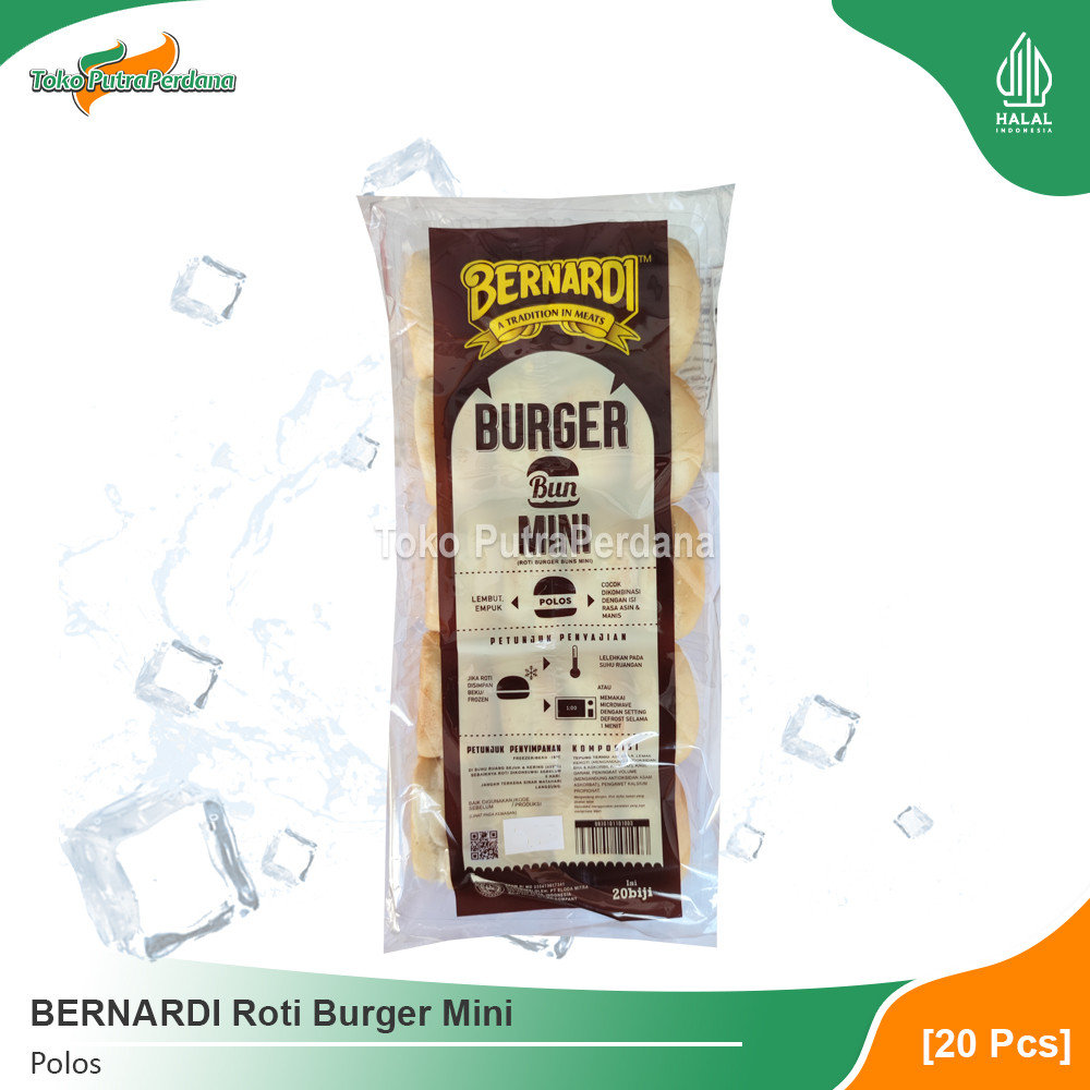 

BERNARDI Roti Burger Mini Polos (20 Pcs)