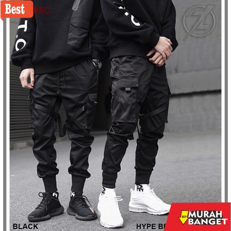 celana cargo panjang pria Celana Panjang Cargo Jogger Pria Hypebeast PDL Keren
