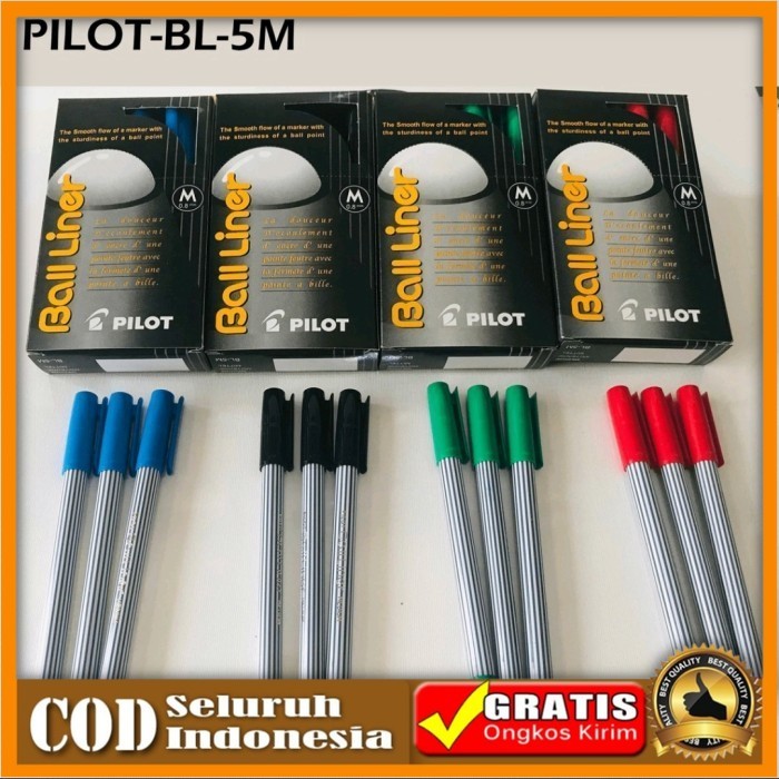 

BOLPEN PILOT BOLINER /PULPEN TANDA TANGAN/PULPEN COVER GARIS GARIS/BOLPEN TANDA TANGAN WARNA HITAM,BIRU UKURAN 0,8