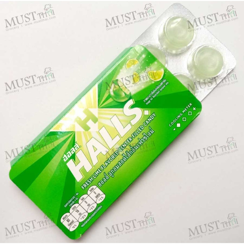 

Halls Fresh Lime Candy isi 8