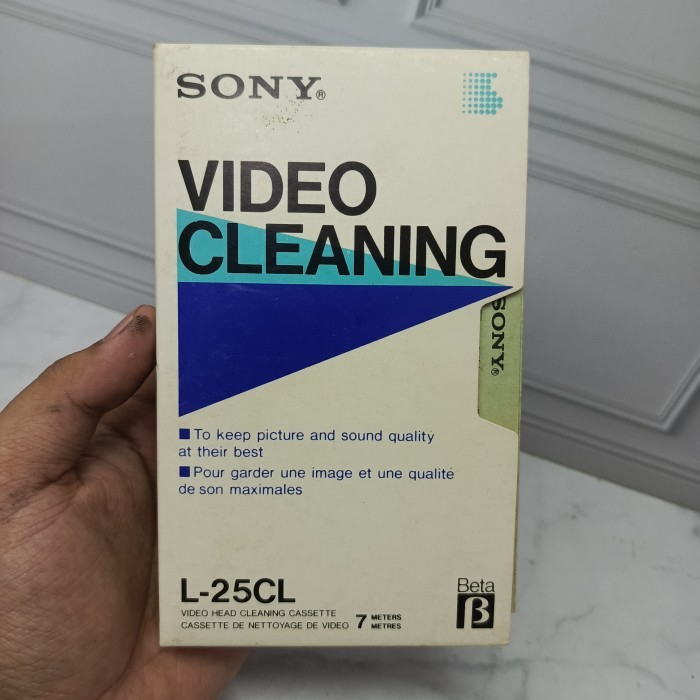 Sony Video Cleaning L-25CL Betamax VHS