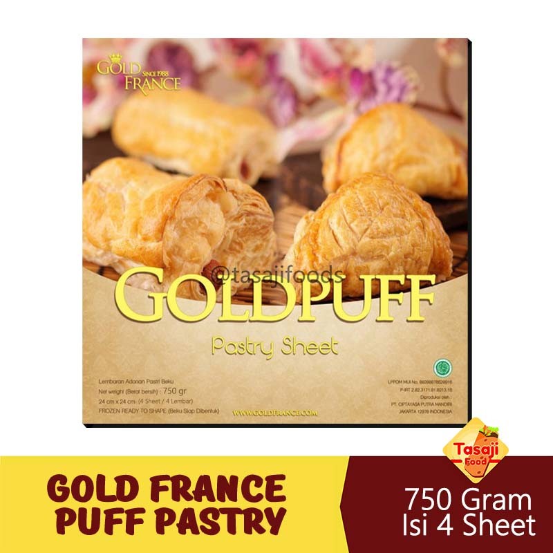 

Goldfrance Gold Puff Pastry Sheet 750 gr Frozen