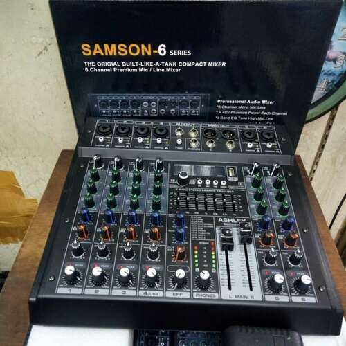Mixer ASHLEY PREMIUM 6 ORIGINAL 4CH NEW EFFECT 24 BIT 99DSP
