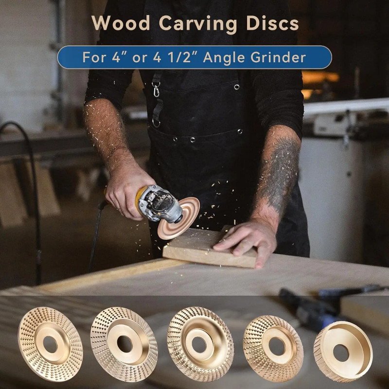 Mata Gerinda Kayu Carving Saw Grinda Dapat Mengukir Dan Menghaluskan Kayu 100 Mm Mata Gerinda Amplas