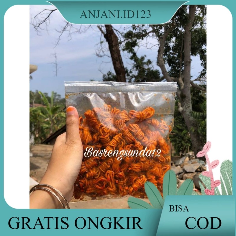 

Mie Gulung pedas daun jeruk isi 250gram