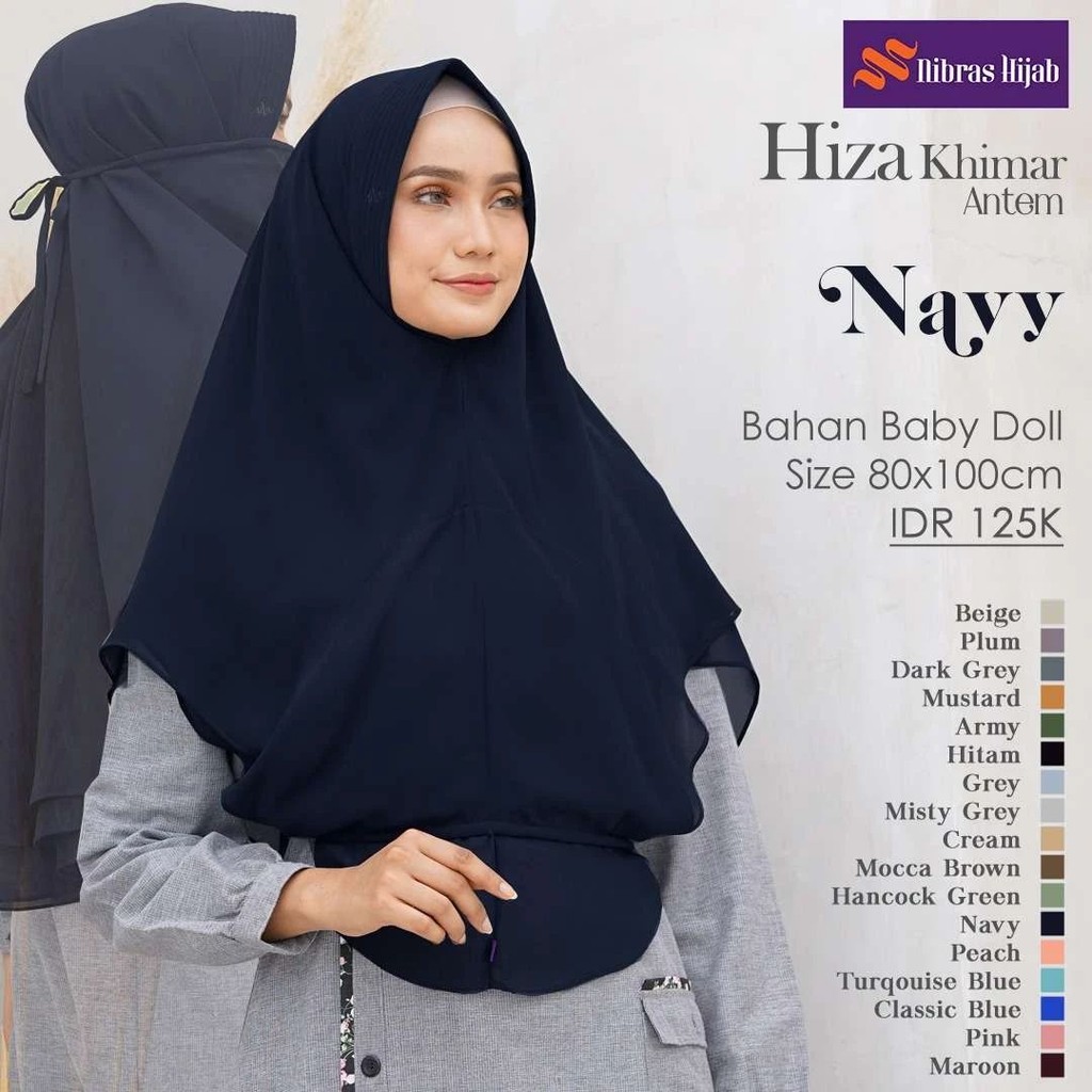 Gallery Muslim Bandung Baju Hiza Antem Jilbab Khimar Wanita Dewasa by Nibras Original Branded Berkua