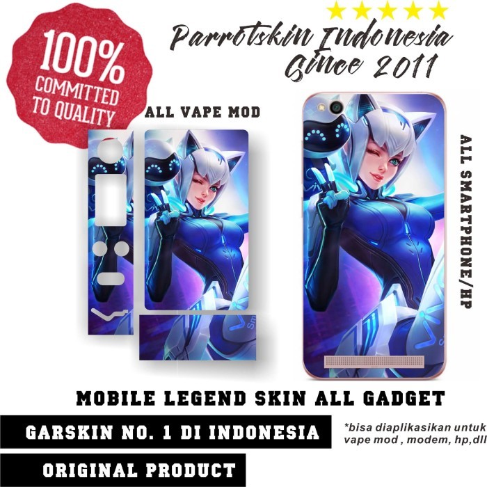 Garskin hp all Vivo Oppo Xperia Motorola dll skin Mobile legend Eudora by Urbanite store