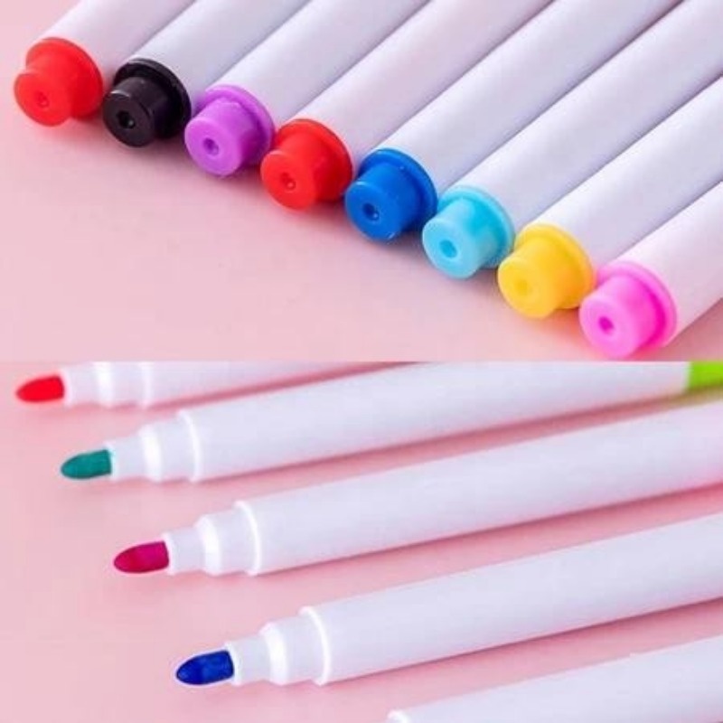 

8 PCS Spidol Warna Warni / Spidol WIPE / Penghapus Warna Warni Whiteboard Alat Papan Tulis Gambar /Menulis Anak Bisa Ditulis dan Dihapus / Spidol Whiteboard