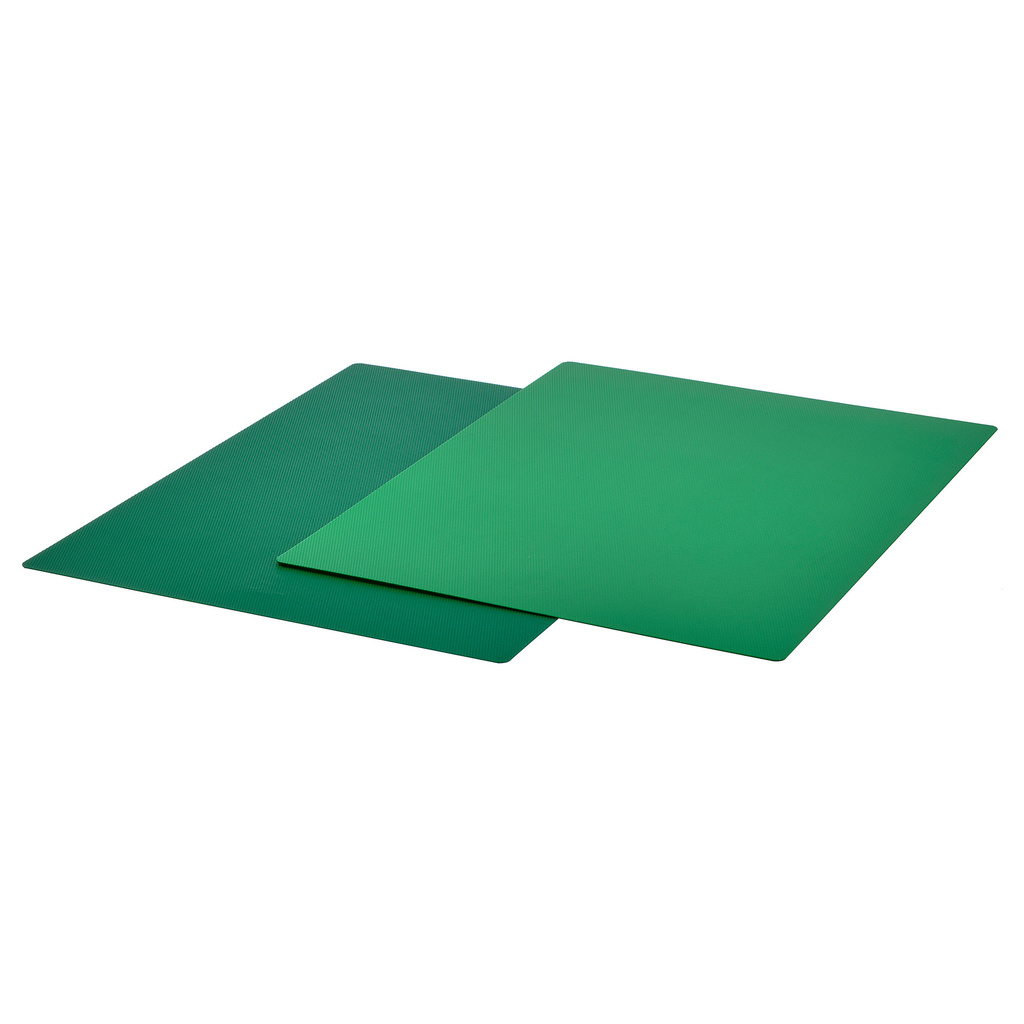 Isi 2 Talenan Tekuk Travel Lentur Ringan Hijau 28x36 cm Chopping Board for Camping Peralatan Masak A