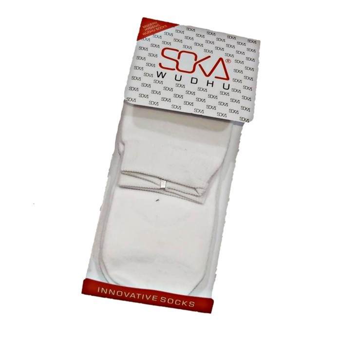Kaos Kaki Wudhu Soka kaos kaki Umroh - Putih, polos