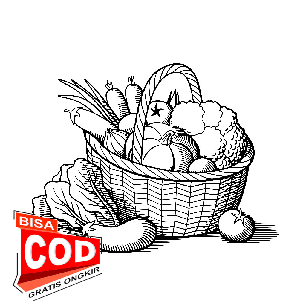 

Gambar Sketsa Mewarnai ~ BUAH DAN SAYUR / Seketsa Lukis / Drawing Sketch / Menggambar A4 (Bukan Buku) ANAK TK PAUD Bahan Nyaman