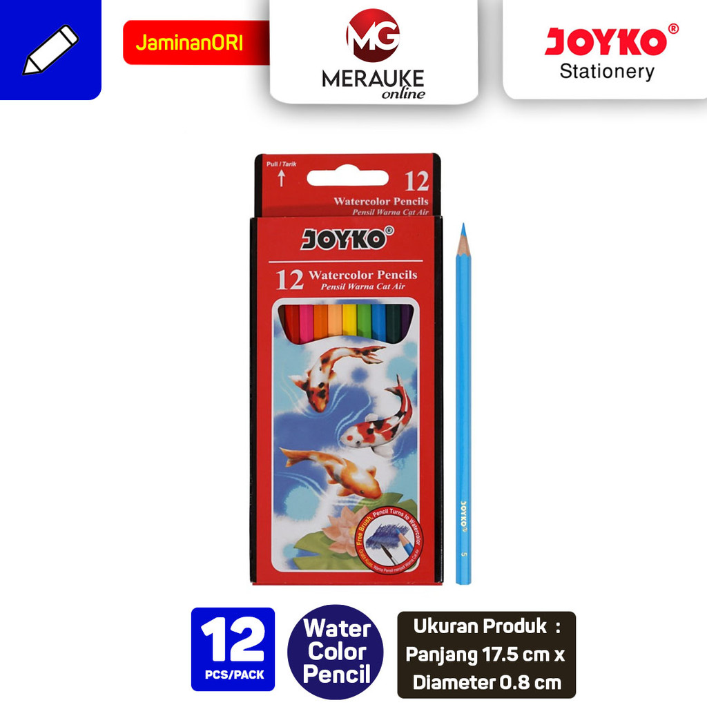 

Pensil Gambar Cat Air JOYKO WCP-110 12 Warna