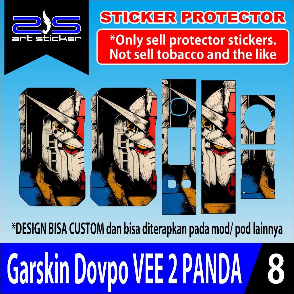 

DAPAT 2 PCS StikerVee 2 UV Gundam UV Varnish Printing