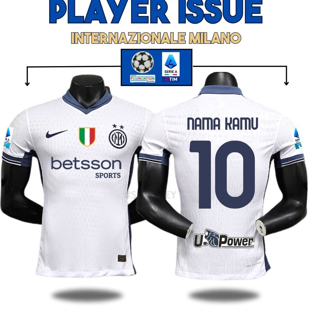 PLAYER ISSUE Jersey Inter Milan 2024 2025 Away Baju Sepak Bola