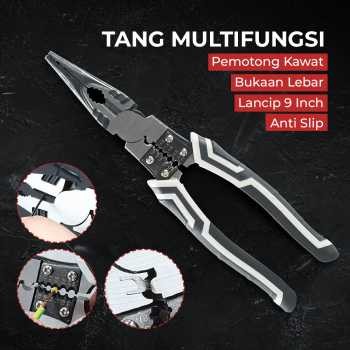 

Serbaguna AIROAD Tang Pemotong Kawat Multifungsi Bukaan Lebar Anti Slip Lancip 9 Inch - AR30 New Arrivals
