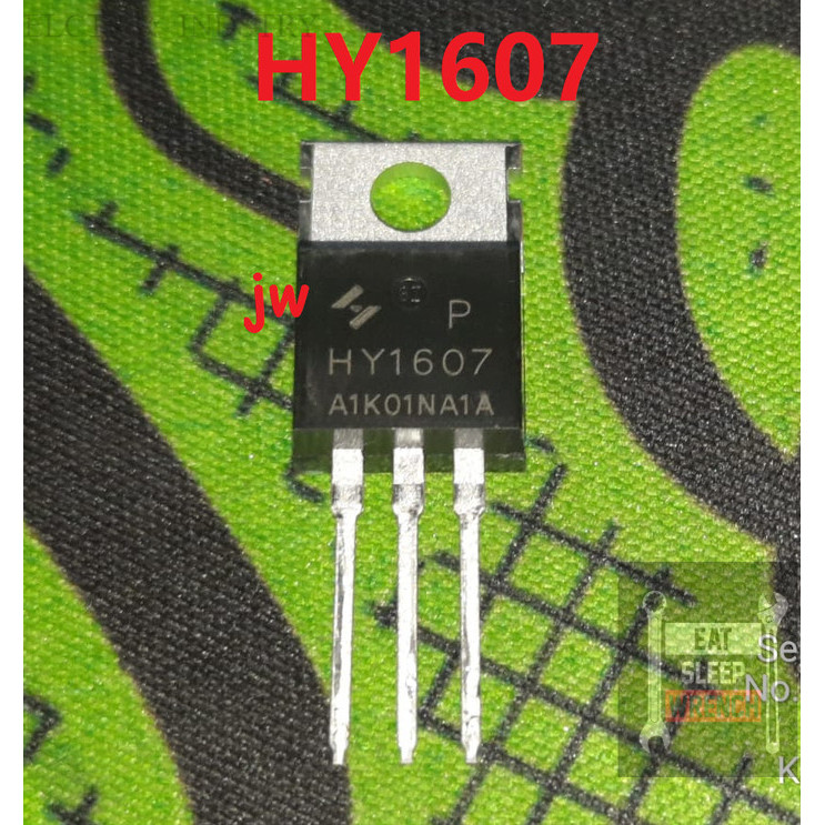 HY1607 HY 1607 N-Ch 68V 70A Mosfet TO-220 aneka IC Transistor dan Mosfet