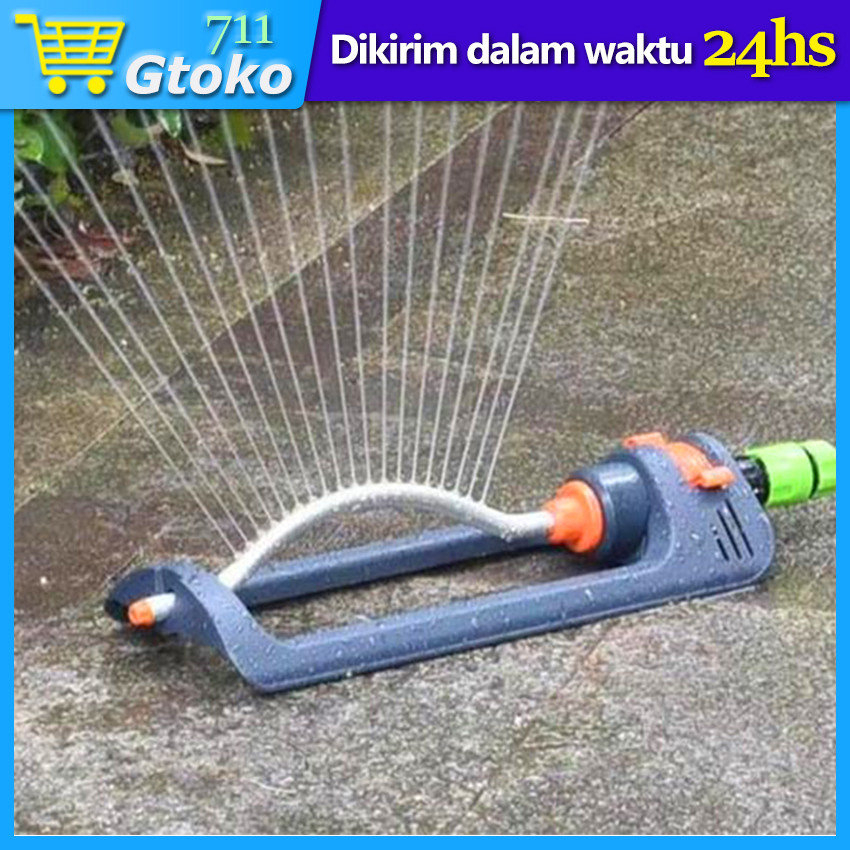 Sprinkler Air Taman Putar 180 Derajat Alat Penyiram Tanaman Otomatis Sprinkler Irigasi Semprotan Air
