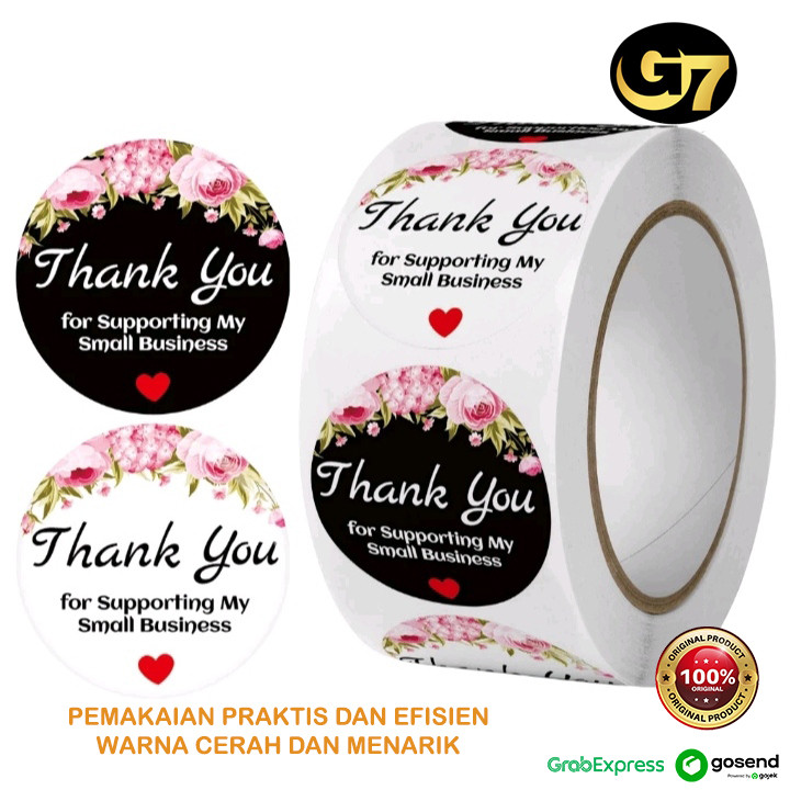 

Sticker Label Makanan Thank You Label Sticker Thankyou Tempelan Segel Roll Terimakasih Thanks Tidak Mudah Robek Praktis Tinggal Pasang