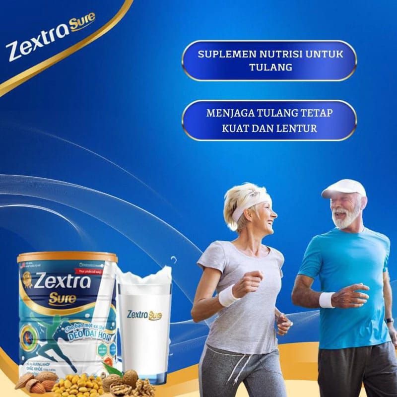 ZEXTRA SURE GOLD SUSU SENDI DAN TULANG 1 KALENG DAN 1 BOX  100% ORIGINAL