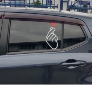 KPOP Finger Heart Love Vinyl Art Sticker Car Window Decor