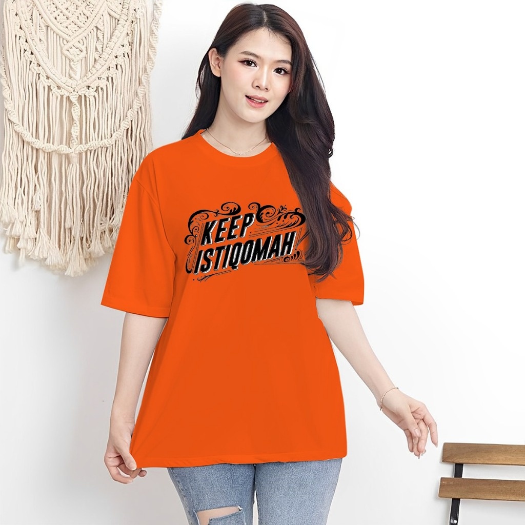 Kaos Oversize Wanita Pendek/Kaos Distro Wanita/Kaos Streetwear Oversize/Baju Distro OOTD