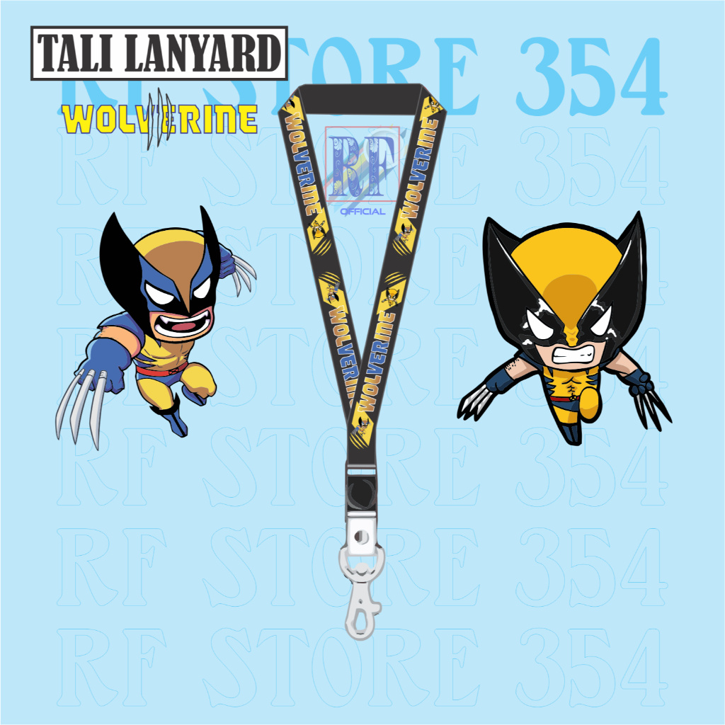 

TALI LANYARD WOLVERINE - LOGO MARVEL WOLVERINE CHIBI X-MEN - TALI ID CARD GANTUNGAN KUNCI GANTUNGAN FLASHDISK GANTUNGAN NAMETAG TALI LANYARD BEST SELLER COD