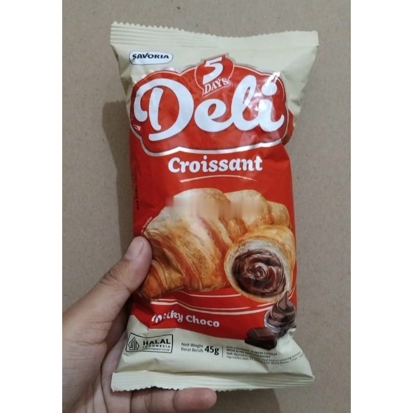 

5 Days Deli Croissant Milky Choco 45 gr