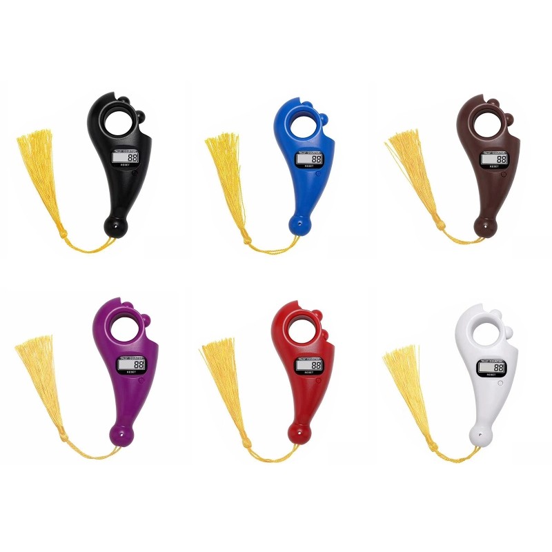 Digital Beads Counter Portable Prayer Beads Counter Rotating Digital Counter