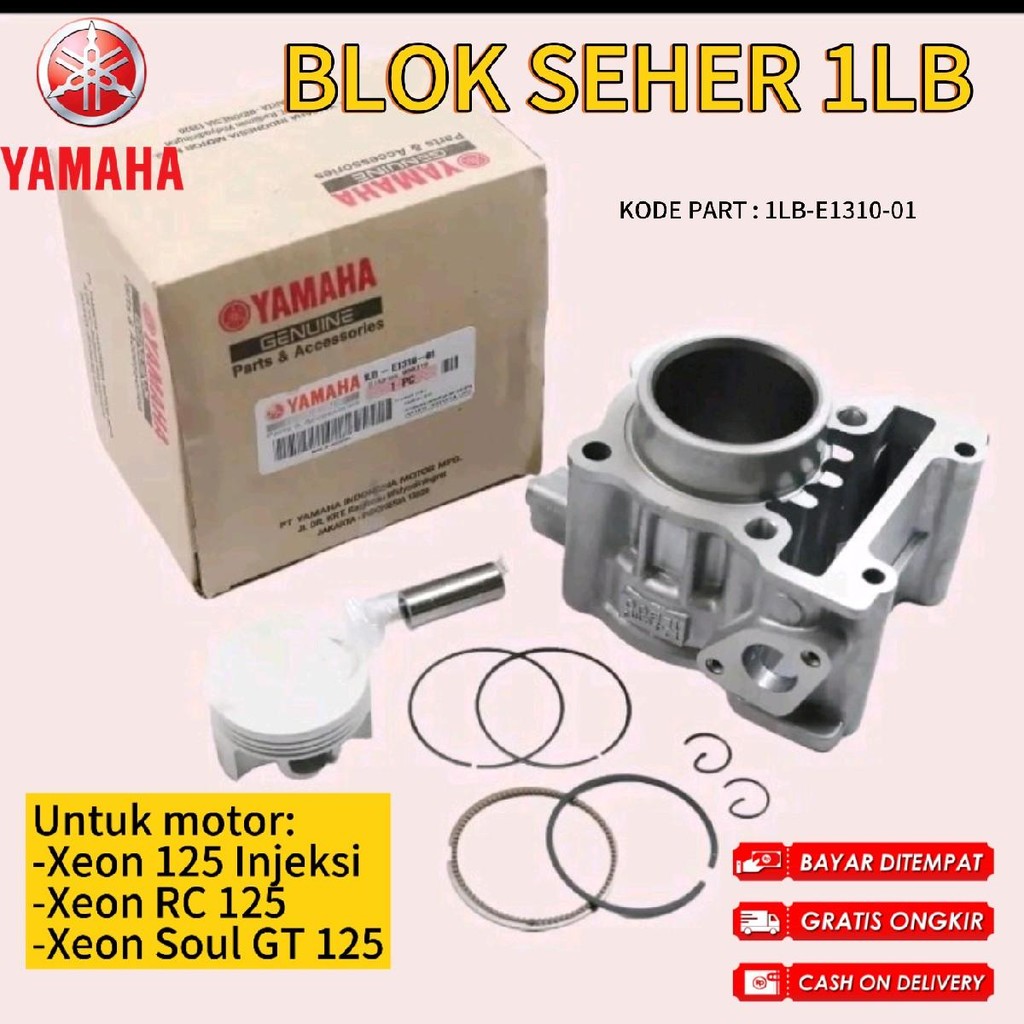 Blok Seher Xeon / Cylinder head Xeon 125 / Boring Xeon RC 125 / Blok Head Xeon 1LB