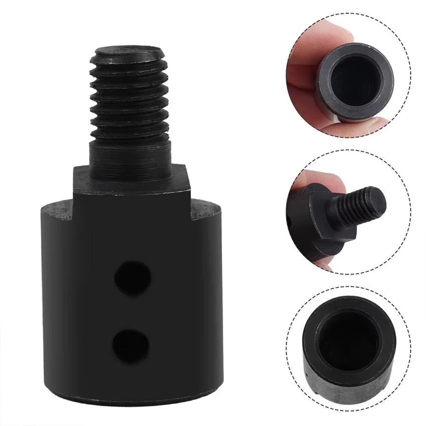 Arbor Mandrel Connector M10 Konektor Adaptor Dinamo Ke Gerinda 5MM / 6MM / 8MM / 10MM / 12MM