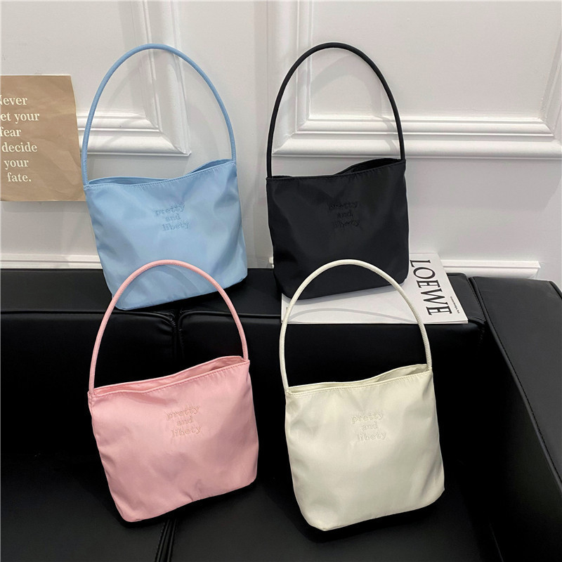 ReadyTas Bahu Wanita Korean, Tas Hp Cewek Nylon Shoulder Bag,Tas Selempang,Tas Bahu, Tas Bucket, Tas